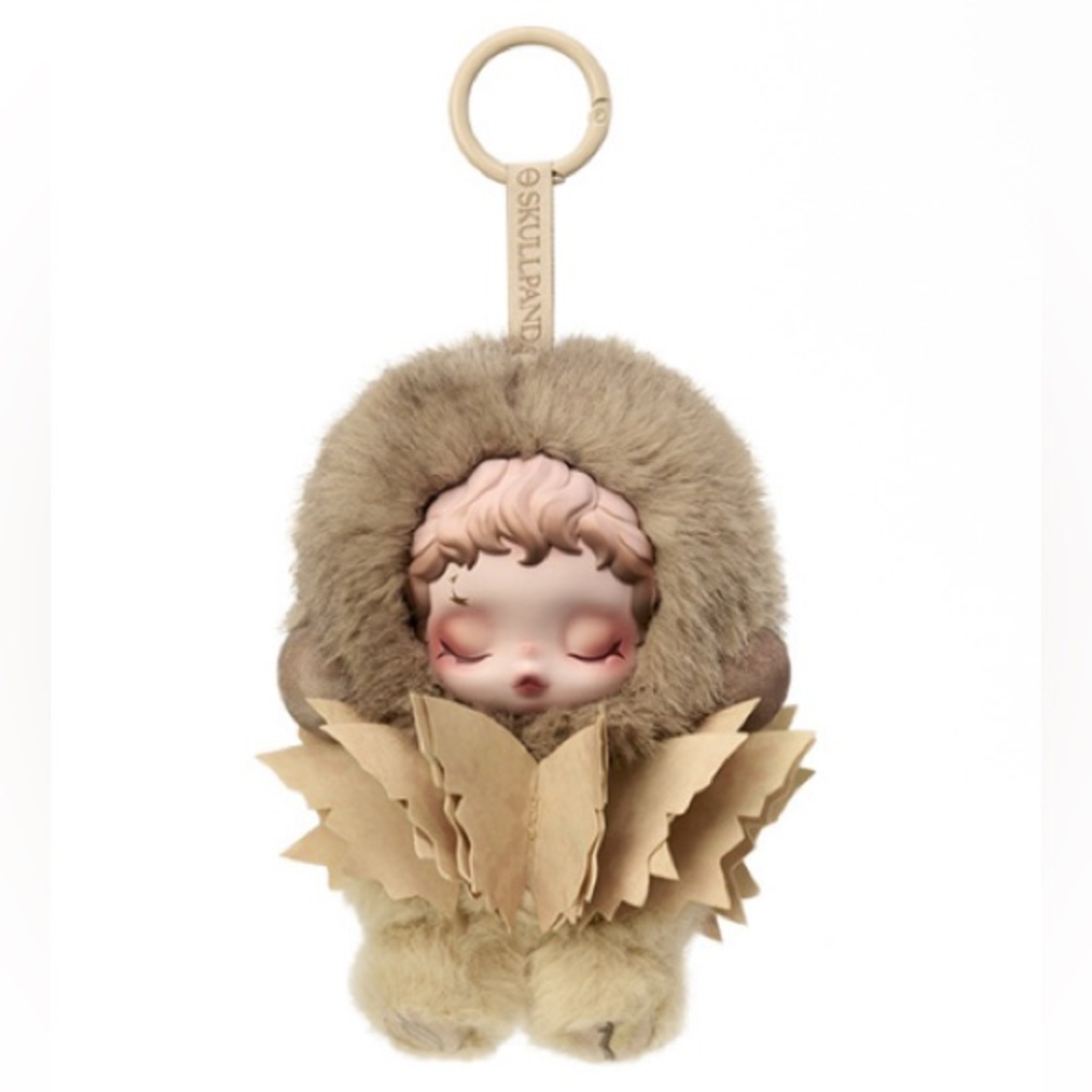 AUTHENTIC NEW SKULLPANDA L’impressionnisme Series Plush Doll Pendant - Teakwood
